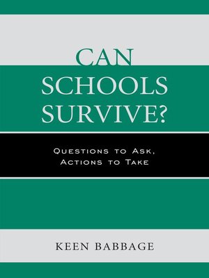 cover image of Can Schools Survive?